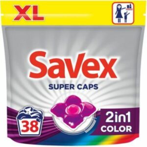 Капсулы для стирки Savex Super Caps 2 in 1 Color (38шт)