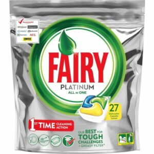 Таблетки для ПММ FAIRY Platinum All in 1 Лимон 27шт