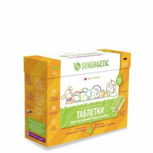 Таблетки для ПММ Synergetic Биоразлагаемые бесфосфатные (55 шт)