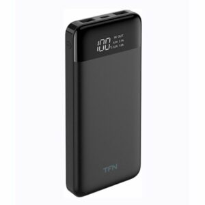 Портативное зарядное устройство TFN Slim Duo LCD 10000mAh (черный)