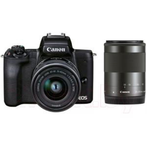Беззеркальный фотоаппарат Canon EOS M50 Mark II EF-M 15-45mm + 55-200mm kit / 4728C015