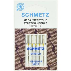 Иглы для швейной машины Schmetz 130/705Н стрейч №90