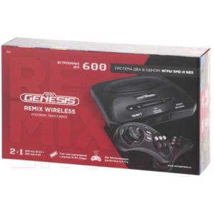 Игровая приставка Retro Genesis Remix Wireless (8+16Bit) 600 игр
