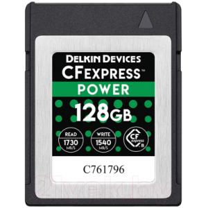 Карта памяти Delkin CFexpress Reader and Card Bundle 128GB (DCFX1-128-R)