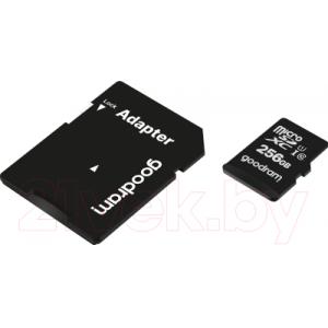 Карта памяти Goodram microSD UHS-I Class 10 256GB + адаптер (M1AA-2560R12)