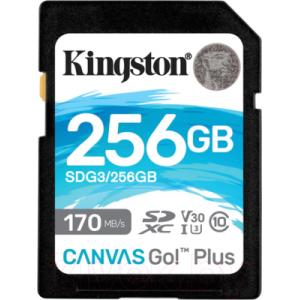 Карта памяти Kingston Canvas Go Plus SDXC (Class10) 256GB (SDG3/256GB)