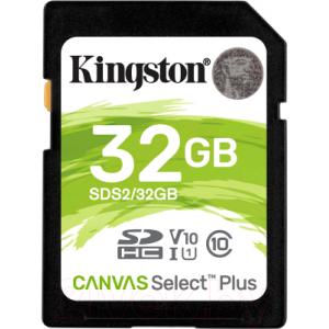 Карта памяти Kingston Canvas Select Plus SDHC 32GB (SDS2/32GB)