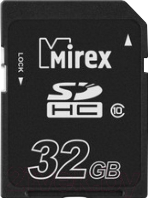 Карта памяти Mirex SDHC 32GB class 10 (13611-SD10CD32)