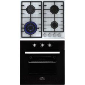 Комплект встраиваемой техники Krona Essenza 60 BL + Ardore 60 WH