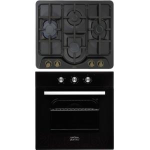 Комплект встраиваемой техники Krona Essenza 60 BL + Partita 60 AN