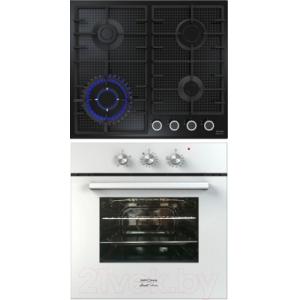 Комплект встраиваемой техники Krona Essenza 60 WH + Ardore 60 BL