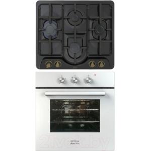 Комплект встраиваемой техники Krona Essenza 60 WH + Partita 60 AN