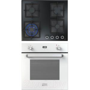 Комплект встраиваемой техники Krona Onore 60 WH + Calore 60 BL
