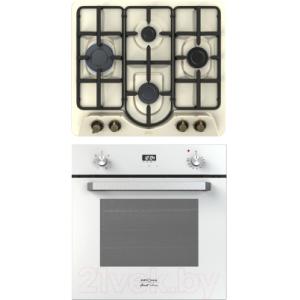 Комплект встраиваемой техники Krona Onore 60 WH + Partita 60 IV