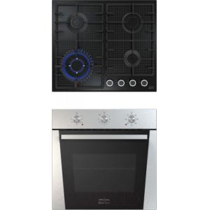 Комплект встраиваемой техники Krona Sorrento 60 IX + Ardore 60 BL