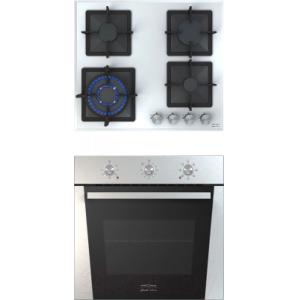 Комплект встраиваемой техники Krona Sorrento 60 IX + Calore 60 WH