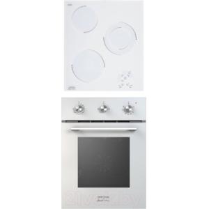 Комплект встраиваемой техники Krona Stretto 45 WH + Delizia 45 WH