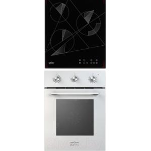 Комплект встраиваемой техники Krona Stretto 45 WH + Fidato 45 BL