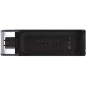 Usb flash накопитель Kingston DataTraveler 70 64GB Black (DT70/64GB)