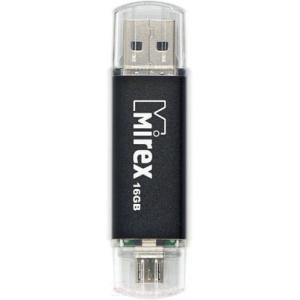 Usb flash накопитель Mirex DCF Smart Black 16GB (13600-DCFBLS16)