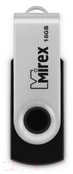 Usb flash накопитель Mirex Swivel Rubber Black 16GB (13600-FMURUS16)