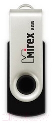 Usb flash накопитель Mirex Swivel Rubber Black 8GB (13600-FMURUS08)