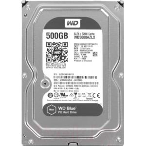 Жесткий диск Western Digital Blue 500GB (WD5000AZLX)