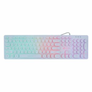 Клавиатура Oklick 420MRL (белый)