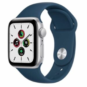 Смарт-часы APPLE Watch SE GPS Silver Aluminium Case with Abyss Blue Sport Band 40mm (MKNY3RB/A)