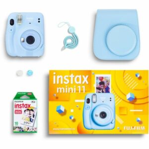 Фотоаппарат FUJIFILM Instax Mini 11 Geometric Set (голубой)